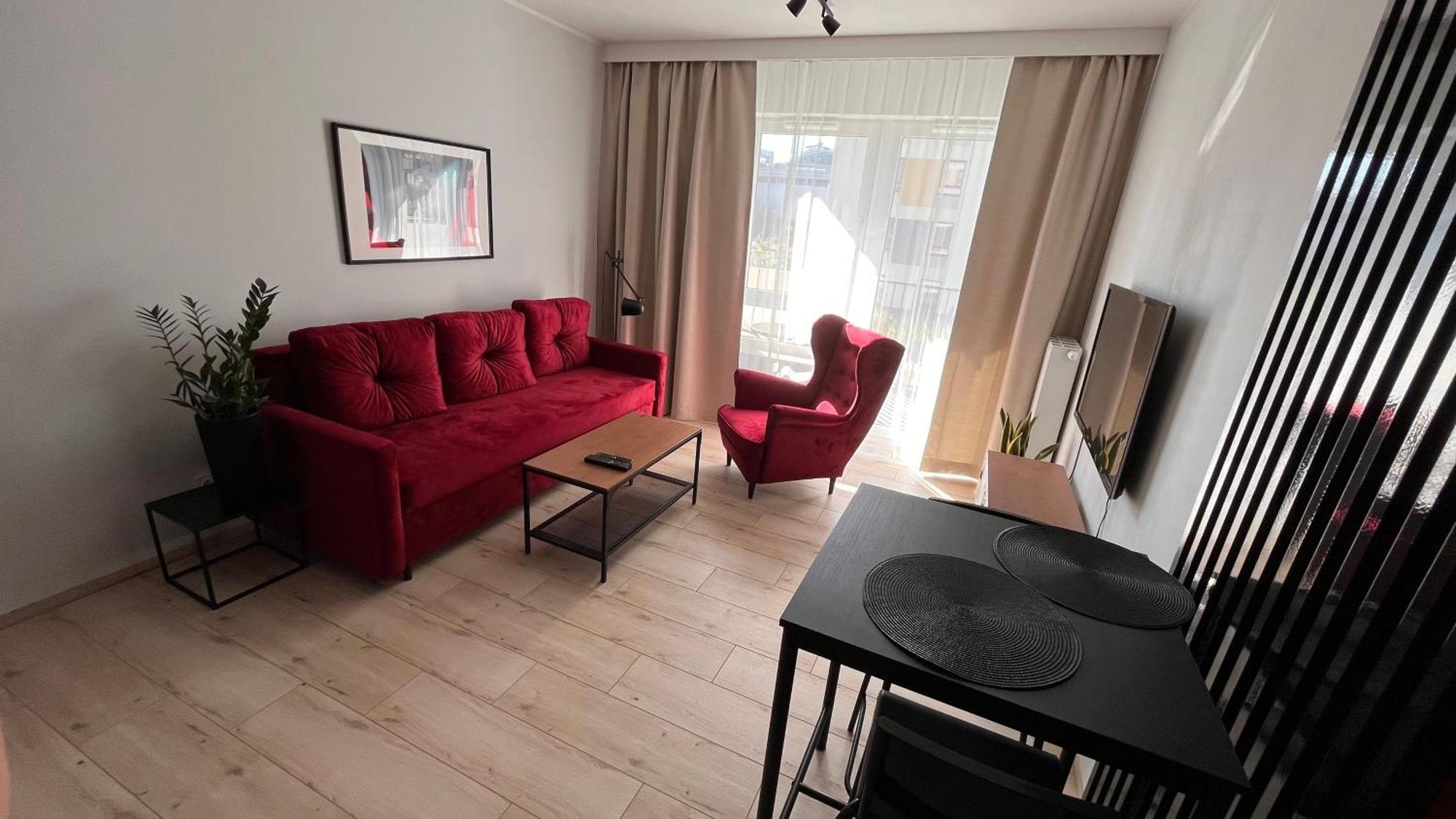 New Apartment Mona Warsaw Red Exterior photo